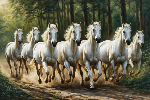 7 Horse Painting